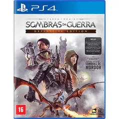 Jogo Sombras da Guerra - Definitive Edition - PS4