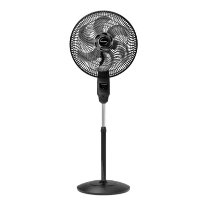 Ventilador Mallory Coluna Chronos Preto - Grafite com controle remoto 40 cm 127V