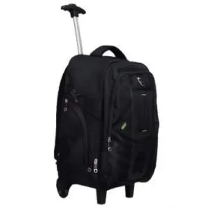 [Clube do Ricardo] Mochila c/ rodas p/ Notebook Até 15", Preta-Yins Brasil - R$109,90