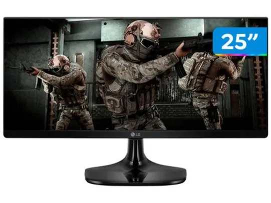 [Cliente Ouro] Monitor Gamer LG 25UM58G 25” LED IPS - Full HD HDMI 75Hz 1ms | R$ 883