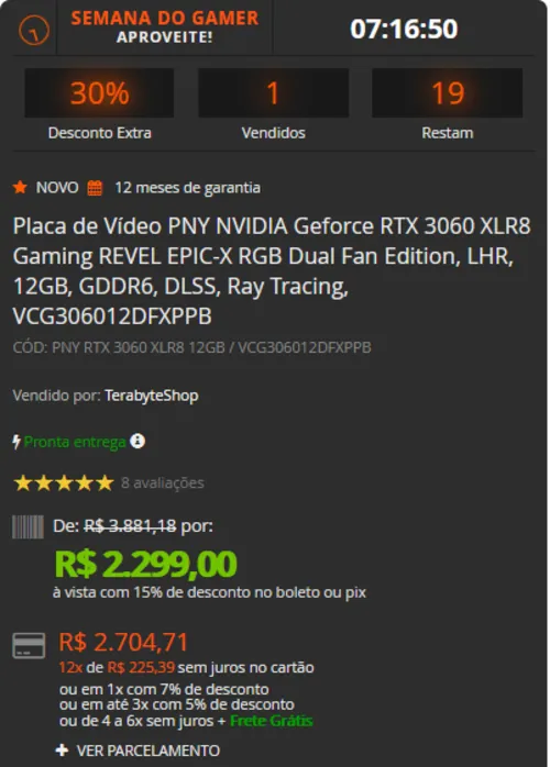 Imagen na descrição da promoção