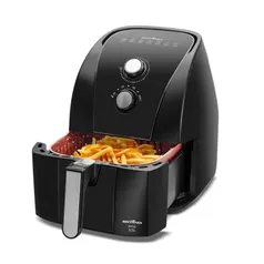 [ PRIME ] Fritadeira Air Fryer Britânia 5,5L 1500W BFR50 Redstone 220V