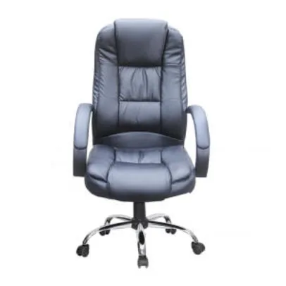 [APP + AME R$334] Cadeira de escritório Presidente Johnson Travel Max Preta Mb-C300 - R$500
