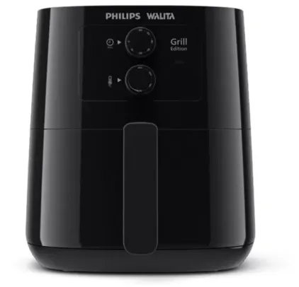 Fritadeira Elétrica Philips Walita Grill Edition Preta 1400W 4,1L 127V HD9202/91