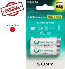 [PRIME]PILHA SONY RECARREGÁVEL NHAAB2RN AA 1000MAH