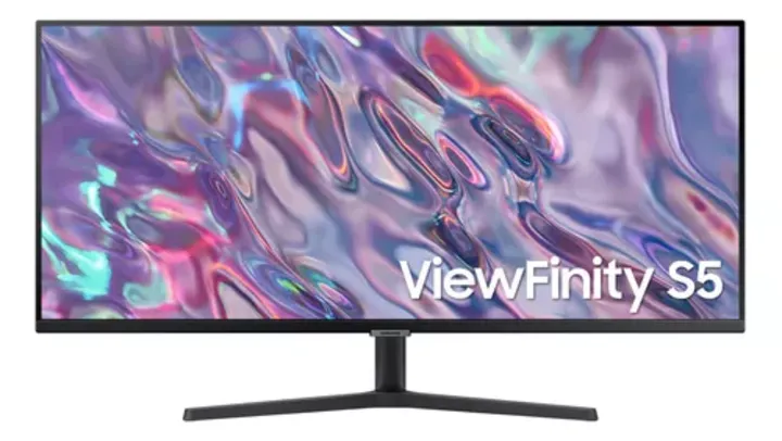 Monitor Samsung Viewfinity S5 34 , Ultrawide, Game Mode Cor Preto 100V/240V