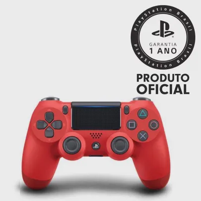 [Internacional] Original Controle Sem Fio PS4 Dualshock 4 Vermelho Magma Original Sony CUH-ZCT2U