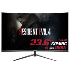 Monitor Gamer SuperFrame Precision, 23.6 Pol, Curvo, Full HD, 1ms, 180Hz, 99% sRGB, FreeSync, HDMI