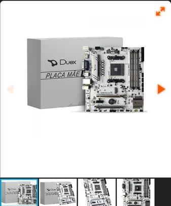 Placa Mãe Duex B550ZG M2, Chipset B550, AMD AM4, MATX, DDR4