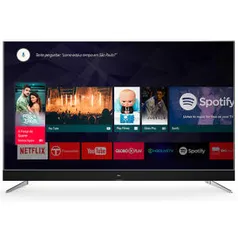 Smart TV Android LED 49" TCL C2 49C2US Ultra HD 4K com Conversor Digital Soundbar Integrado 3 HDMI e 2 USB 120Hz - Preta - R$ 2599