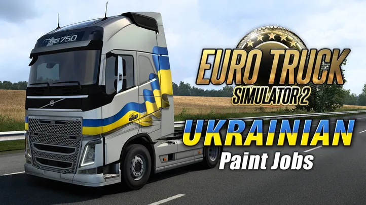 Euro Truck Simulator 2 DLC Ukrainian Paint Jobs Pack Grátis