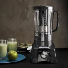 [CC Shoptime] Liquidificador Lux 1200 Chumbo Fun Kitchen 127v | R$ 161