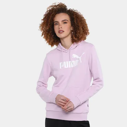 Moletom Puma Logo Com Capuz  Feminino