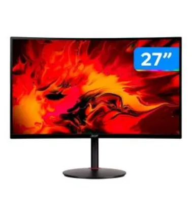 [Cliente Ouro + Cupom] Monitor Gamer Acer XZ270 240hz 1Ms 27" LED Curvo Full HD HDMI | R$ 1661