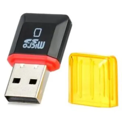 Adaptador/Leitor Microsd USB 2.0 Micro SDHC Card Reader  -  BLACK 156302801 0,95  ( Compra Internacional)