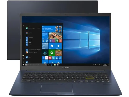 Notebook Asus VivoBook 15 X513EA-EJ1064T - Intel Core i7 8GB 256GB SSD 15,6” Full HD LED