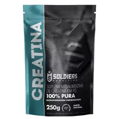 (PRIME) Creatina Monohidratada 250g - 100% Pura Importada - Soldiers Nutrition