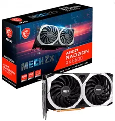 Placa de Video MSI Radeon RX 6600 Mech 2x, 8GB, GDDR6, 128-bit, RX6600-MECH2x