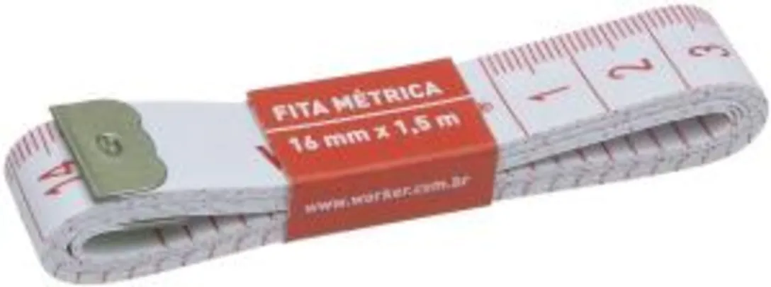 FITA METRICA 16MM 1,5M | R$2,29