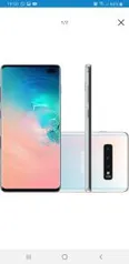 Samsung Galaxy S10 128gb 6,1" Branco (5% AME) | R$3.199