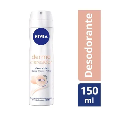 [Leve 6 pague 3] Desodorante Nivea Dermo Clareador 150ml | R$9 cada