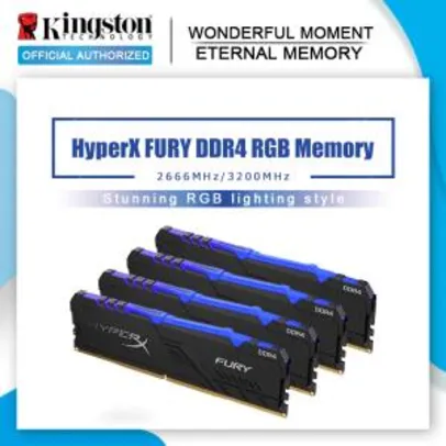 [Novos Usuários] Memória Ram Kingston HyperX 8gb ddr4 3200mhz RGB | R$259
