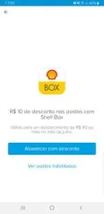 R$ 10 de desconto em abastecimento pelo app MercadoPago