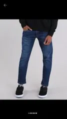 calça jeans masculina slim azul escuro R$48