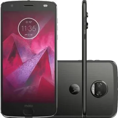 [Cartão Submarino] Smartphone Motorola Moto Z2 Force Dual Chip Android 7.1 Nougat Tela 5.5" Octa-Core 64GB 6GB RAM 4G