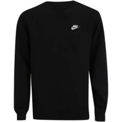 Blusão de Moletom Nike Sportswear Crew Fleece Club - Masculino