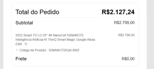 Imagen na descrição da promoção