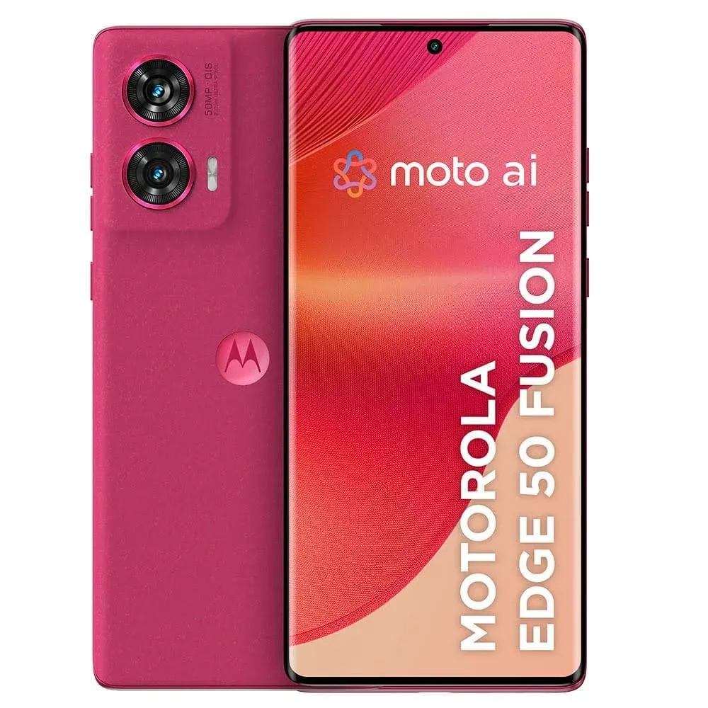 Imagem do produto Smartphone Motorola Edge 50 Fusion 5G Rosa 256GB Tela 6.7" Câmera 50MP 16gb Ram Boost