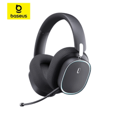 [Taxa Inclusa] Headset Gaming Baseus AeQur GH02 RGB Com Conexão de Modo Triplo(Bluetooth, 2,4Ghz, Fio), Baixa Latência, Até 40h de Reprodução