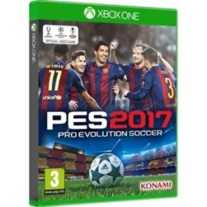 Pro Evolution Soccer 2017 (Xbox One) - R$99,90