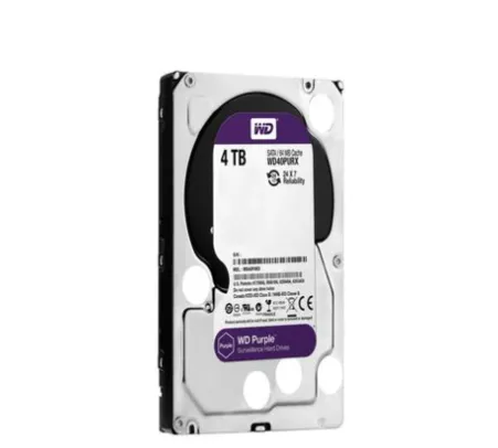 HD WD Purple Surveillance, 4TB, 3.5, SATA - WD40PURZ