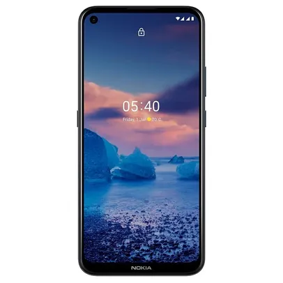 Smartphone Nokia 5.4 Android Tela 6.3&quot; 128GB Câmera 48MP+5MP+2MP+2MP Octa-Core 1.9GHz Azul