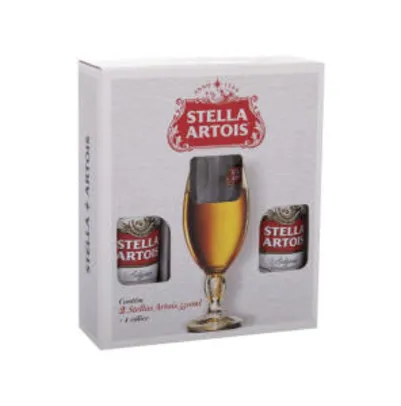 Kit Cerveja Stella Artois Lager 2 Unidades 550ml | R$21