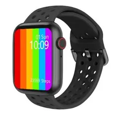 Smartwatch IWO W26 + 1 Pulseira De Brinde (Preto/Preto) - R$210