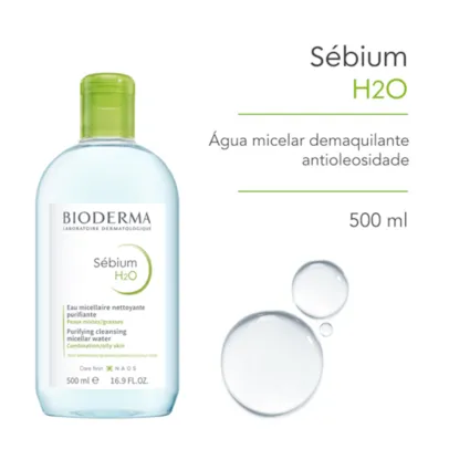 Bioderma Sébium H2O Antioleosidade - Água Micelar 500ml