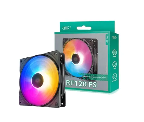 [Prime] Fan Gamer RGB DeepCool RF120 FS LED Multicolorido PWM 120mm