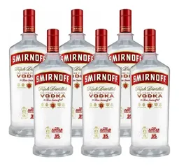 Vodka 1750ml Caixa Com 6 Unidades Smirnoff