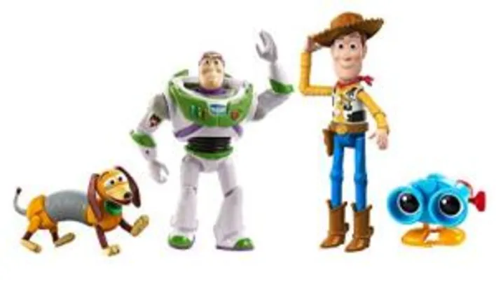 Toy Story Baú de Brinquedos do Andy, Conjunto de 4 Figuras de Ação - R$110