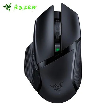 Mouse Sem Fio Gamer Razer Basilisk X Hyperspeed, Mecânico Switch, 6 Botões, 16000DPI