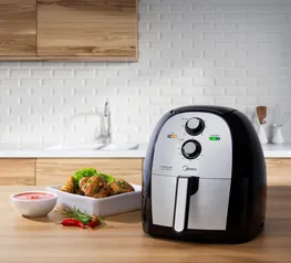 Fritadeira Elétrica Sem Oléo AirFryer Midea 5.5 Litros - FRA50S2 220V | R$474