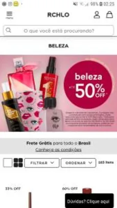 Produtos de beleza com até 50% OFF | Riachuelo