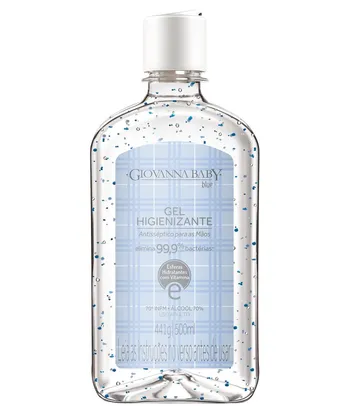 Álcool Gel 70% Higienizante para as Mãos Giovanna Baby Blue