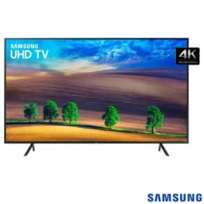 Saindo por R$ 2359: Smart TV 4K Samsung LED UHD 50 - UN50NU7100 | Pelando