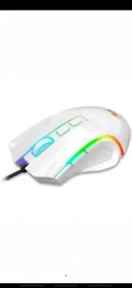 Mouse Gamer Redragon Griffin M607, RGB, 7200DPI, 6 Botões, White Lunar - M607W | R$99