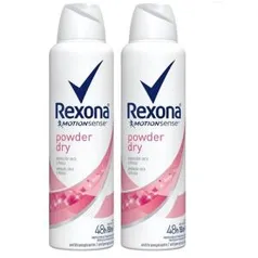 2 unidades Desodorante Rexona Aerosol Powder feminino por apenas R$9,90