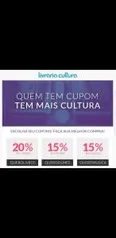 Até 20% em Livros, Filmes e Música na Livraria Cultura